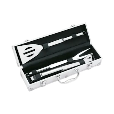 Asador 3 BBQ Tools Aluminium Case