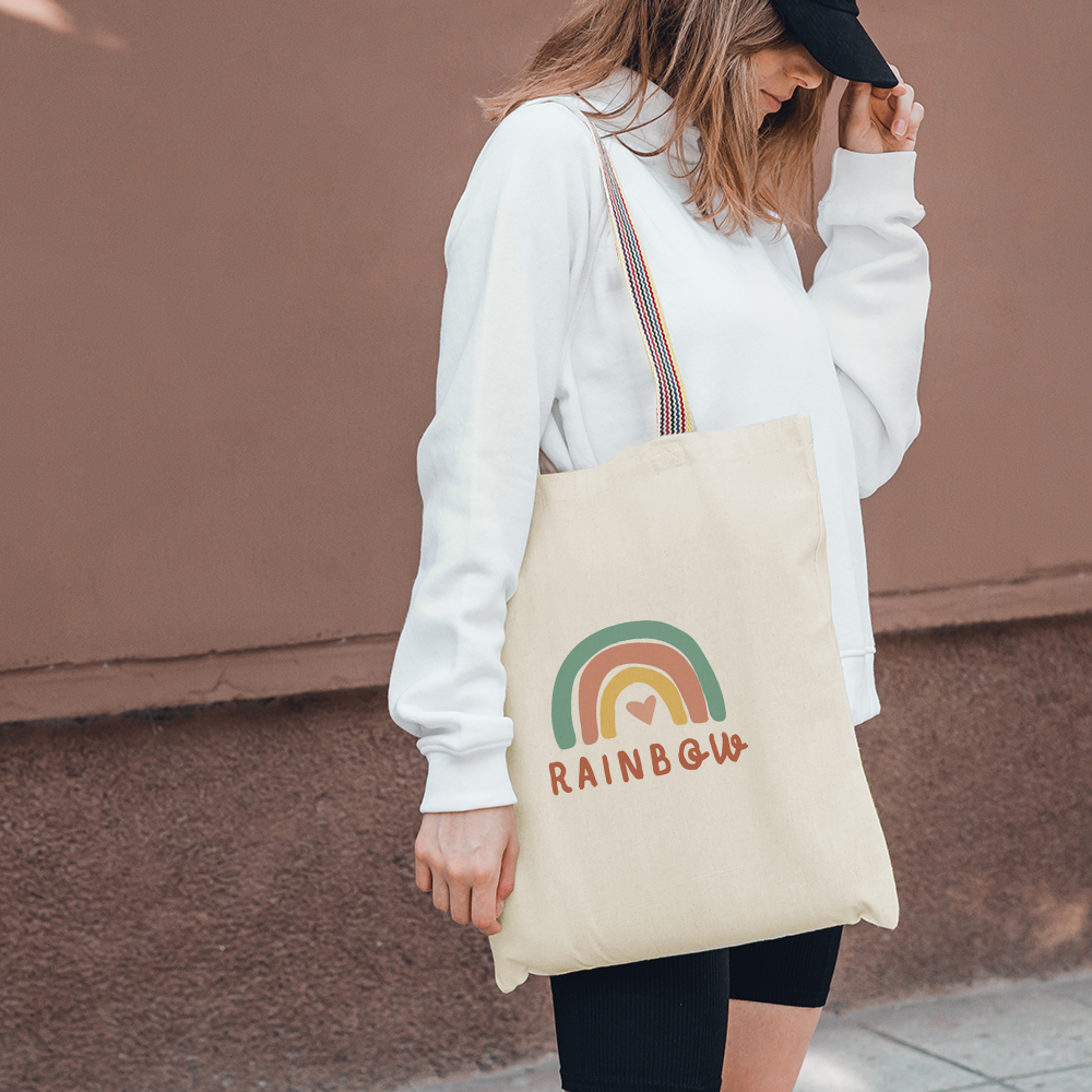 rainbowrecycled6ozcottonconventiontote setting2
