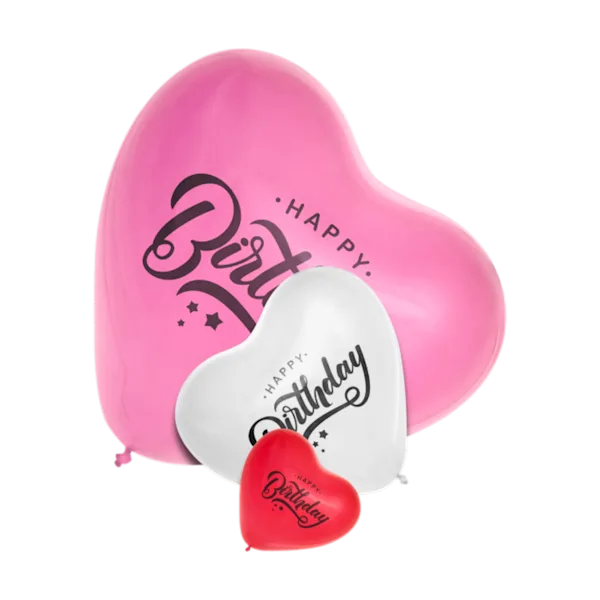 Heart balloons
