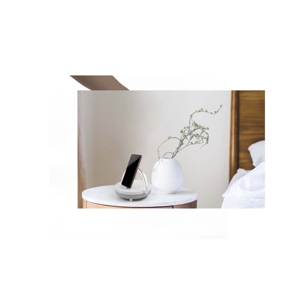 Enceinte Bluetooth 4-en-1 avec chargeur induction 10W