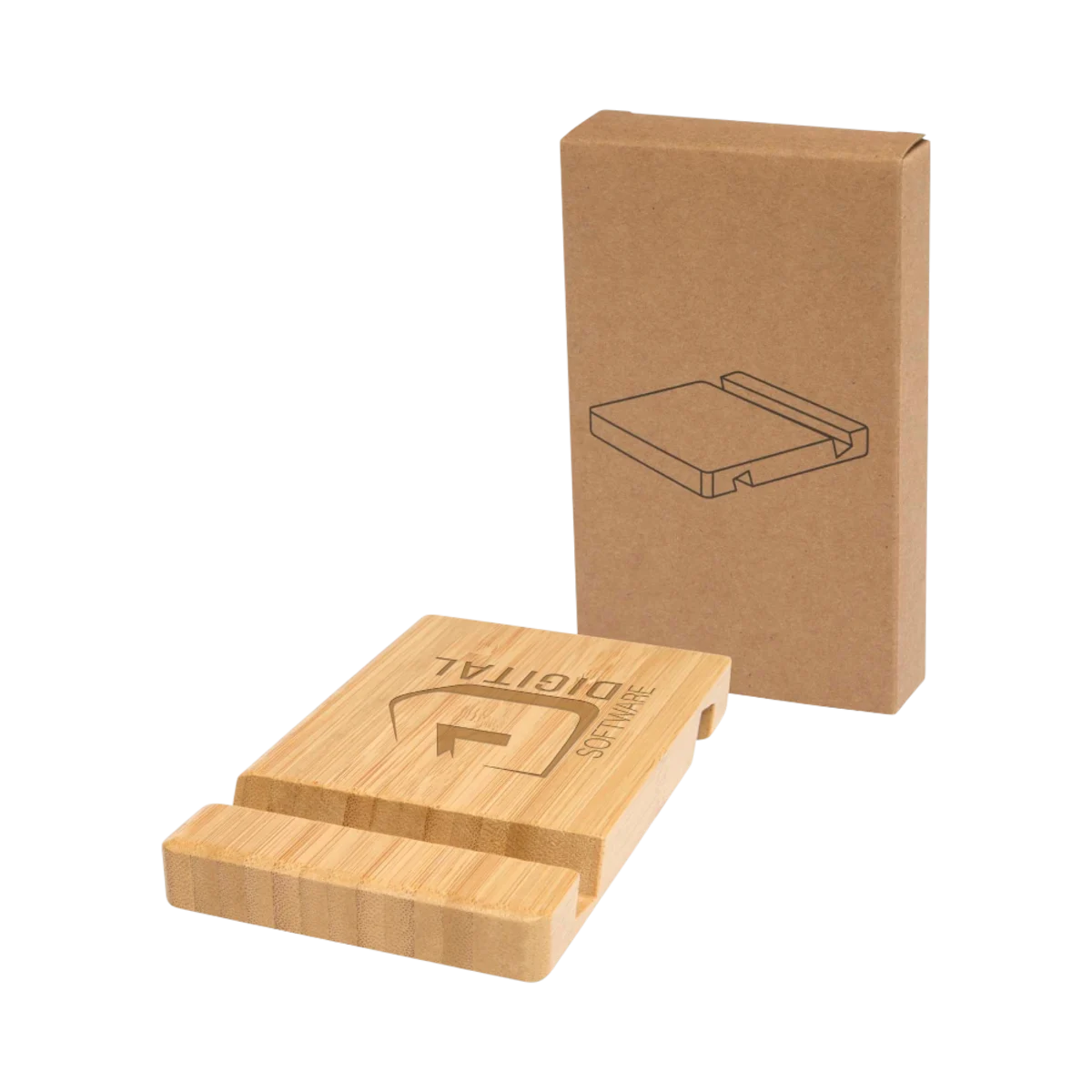 Bubup Bamboo Tablet and Phone Stand main image