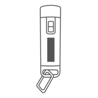 ICON kumabamboorcsrecycledplastictorchwithcarabiner50x15