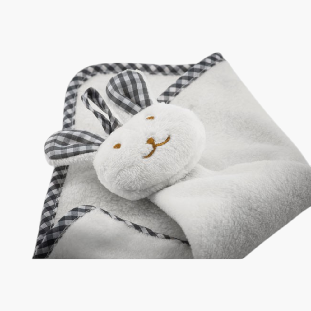 PET Plush Rabbit Design Baby Towel | HelloPrint