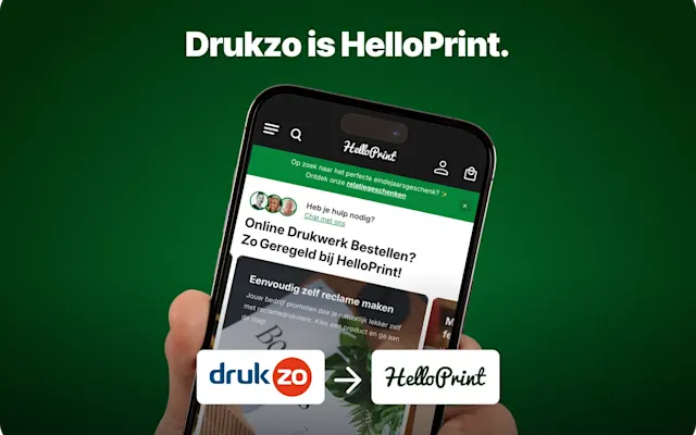 Één internationale naam voor al onze labels: Drukzo is nu HelloPrint