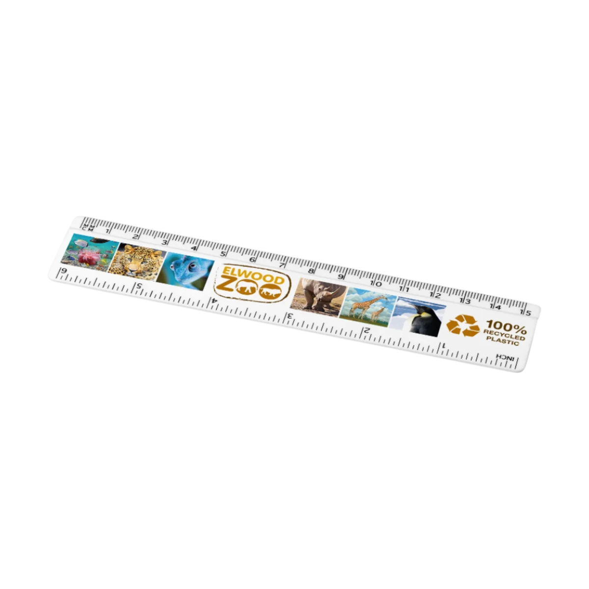 Refari Recycled Plastic Ruler 15 cm main image