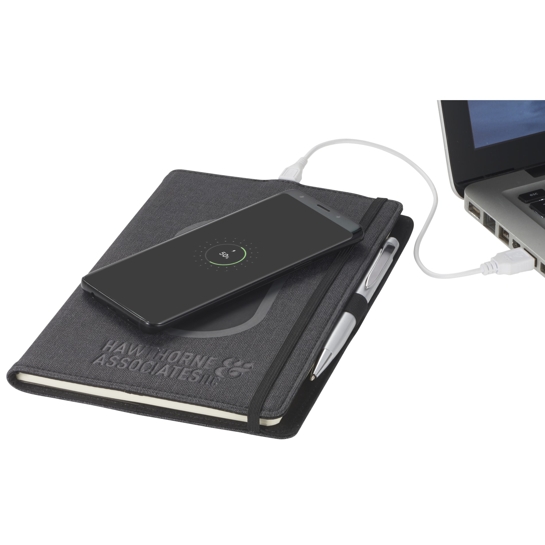 Italian UltraHyde Wireless Charging Journal-2