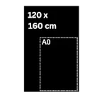 1200 x 1600 mm