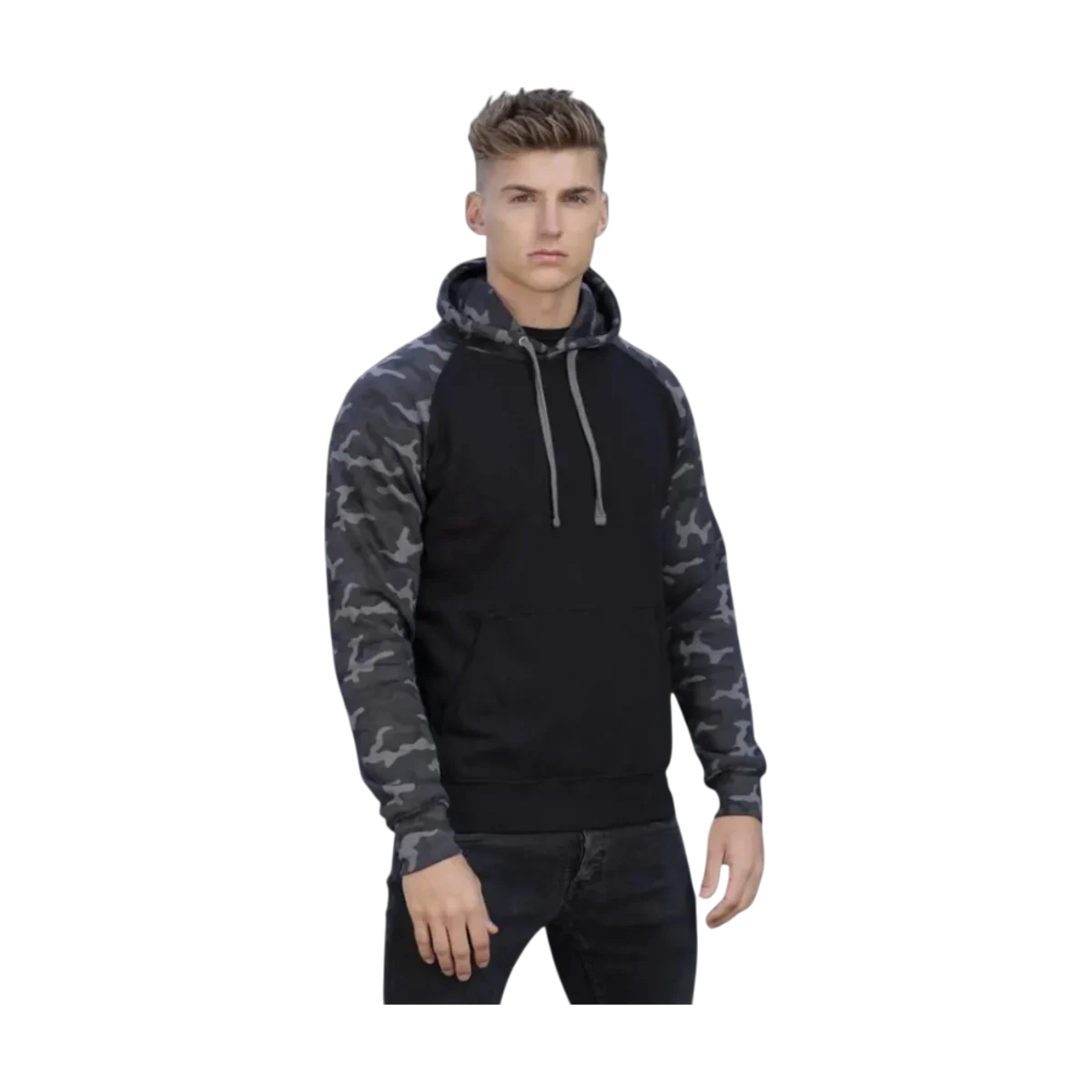 Just Hoods Baseball Hoodie main image
