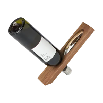 Acacia Wood Vino Wine Holder Set