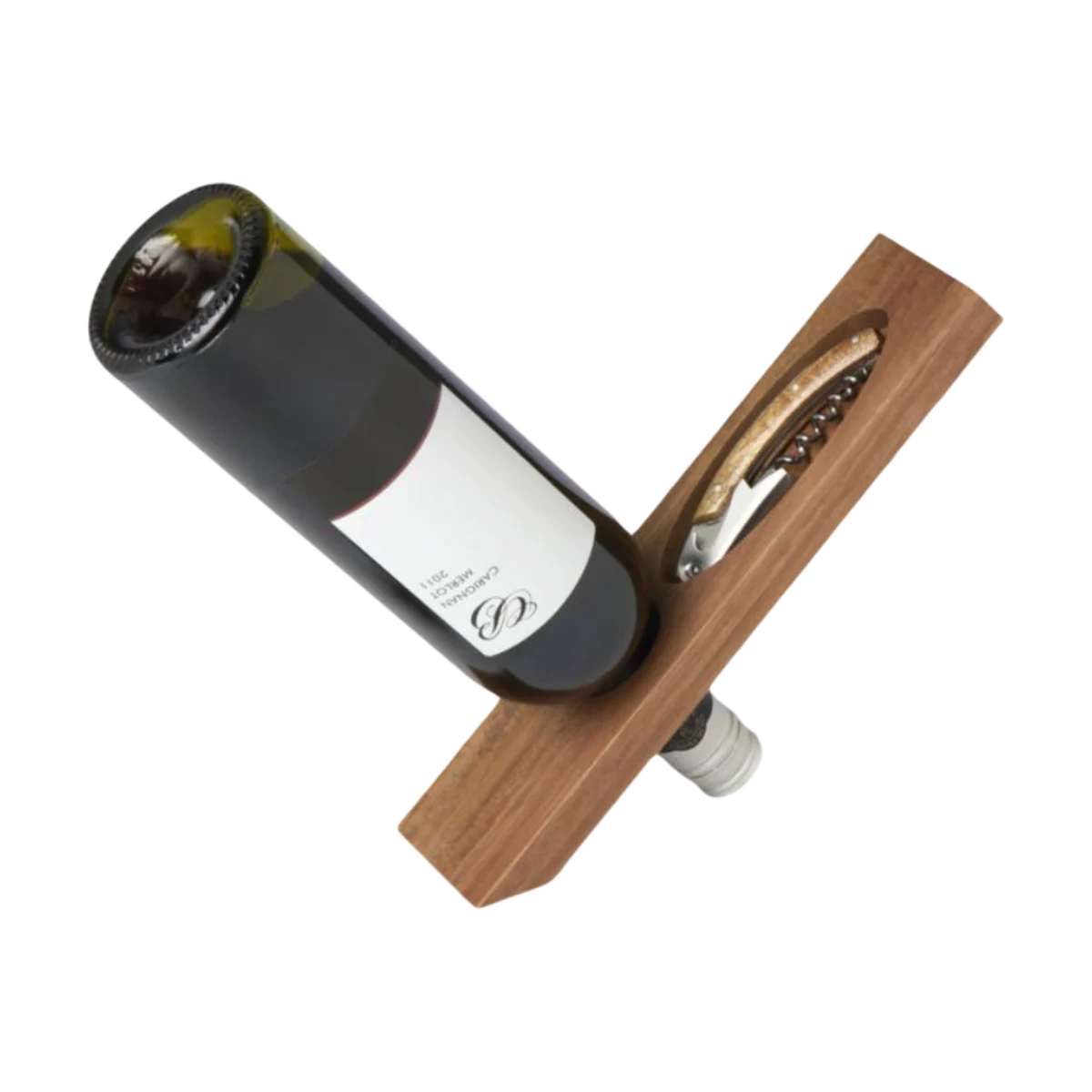 Acacia Wood Vino Wine Holder Set main image