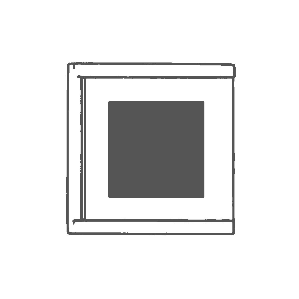 45 x 45 mm - Deksel