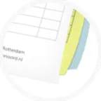 3-part: Yellow and blue copy sheet