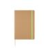 A5 recycled kraft notebook green