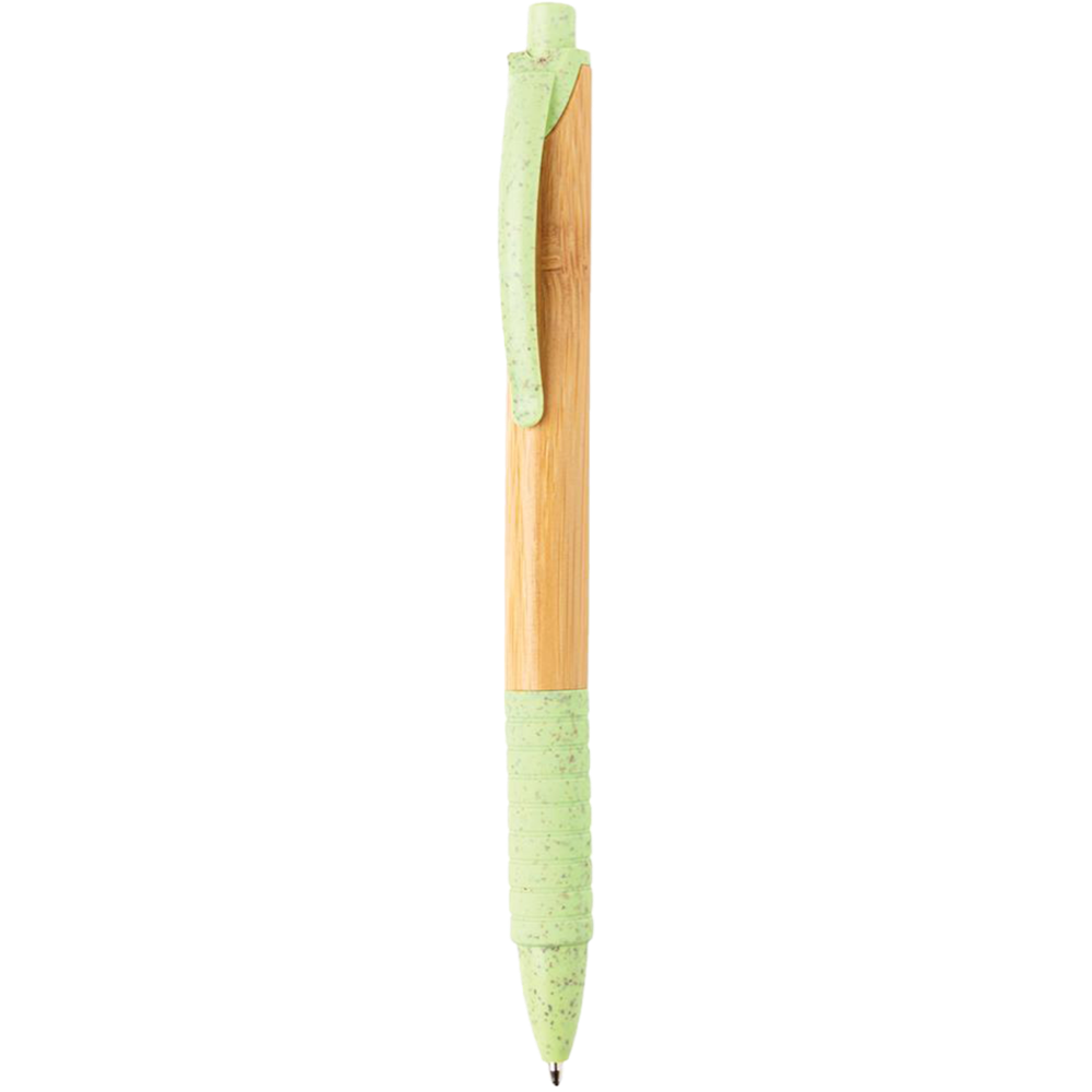 Bamboo & wheat straw pen icon green