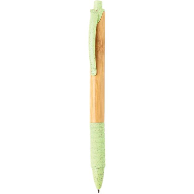 Bamboo & wheat straw pen icon green