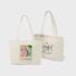 Ningbo 320 gsm zippered cotton tote bag 15L PLP SQ