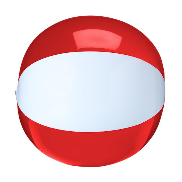135. beachball30cm Wit Rood