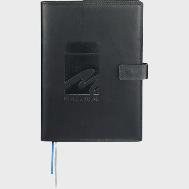 PDP - uptownrefillableleatherjournalfscmix7x10in square grey background
