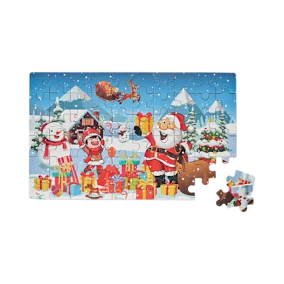 PAZURU Wooden Christmas Puzzle
