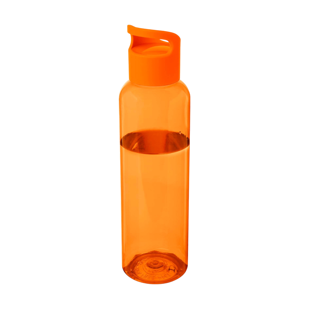 sky650mlrecycledplasticwaterbottle1 orange