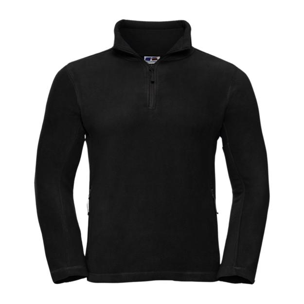 Russell Quarter Zip Outdoor Fleece black