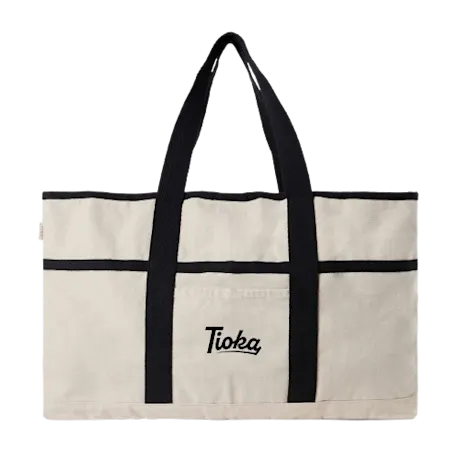 Vinga Volonne recycled canvas beach bag
