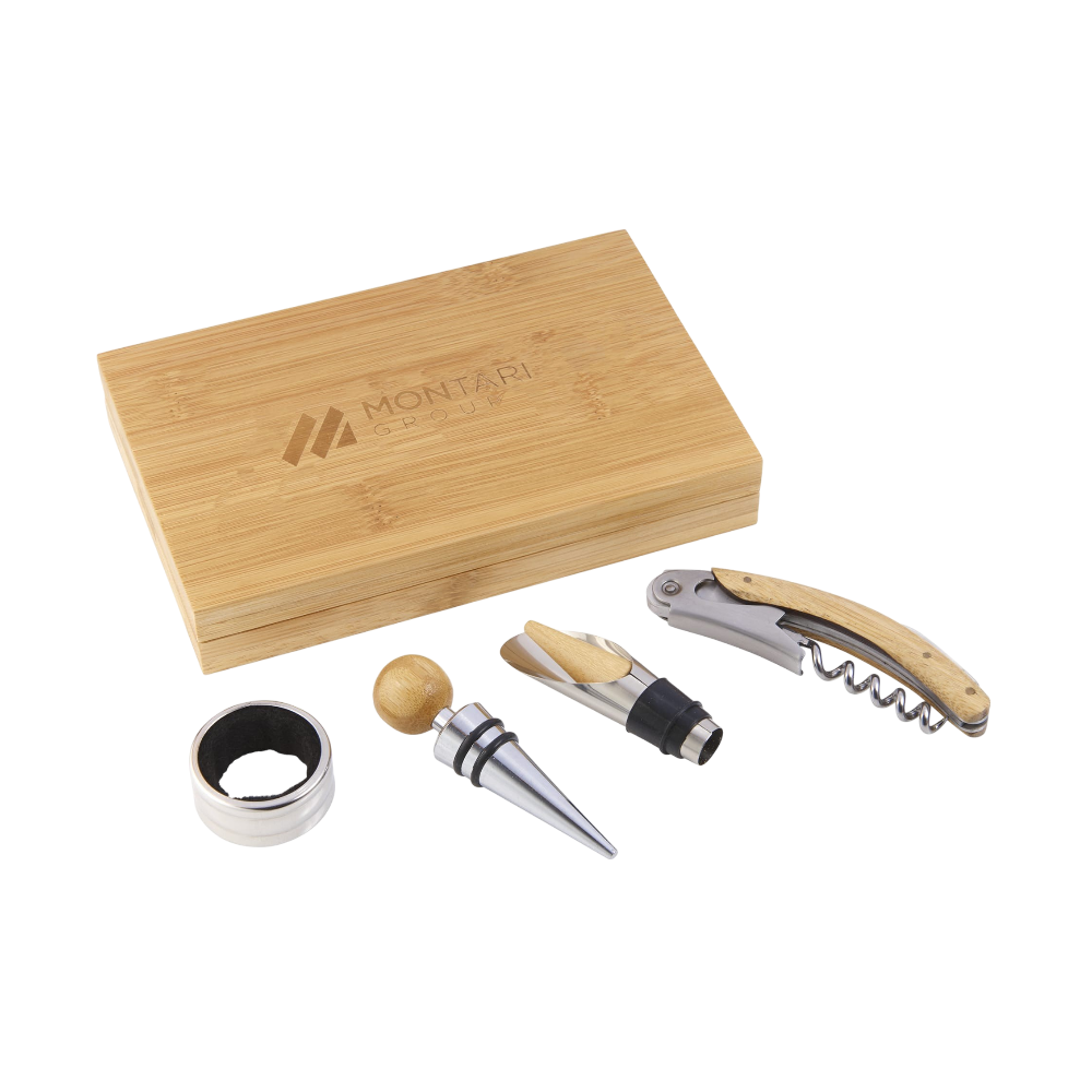 Bamboo Wine Gift Set