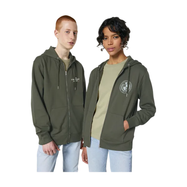 Stanley/Stella <BR> Felpa con cappuccio e zip sostenibile