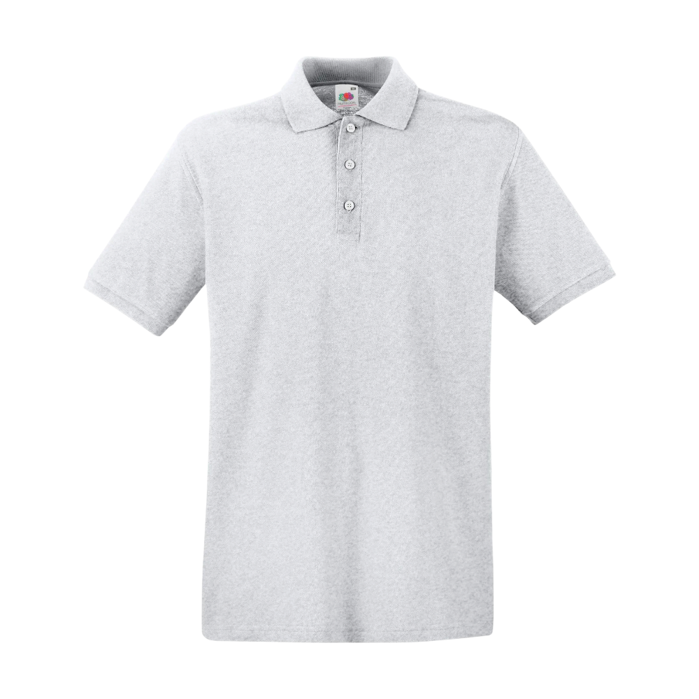 polopreloom170gsm630300w632180m heather grey