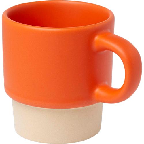 ICON - olympia130mlstackableexpressocupwithclaybottom orange