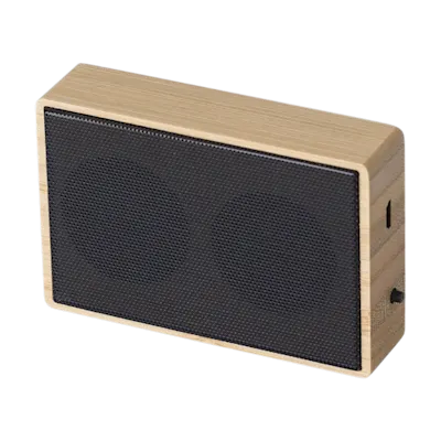 Altoparlante Wireless Solare in Bambù