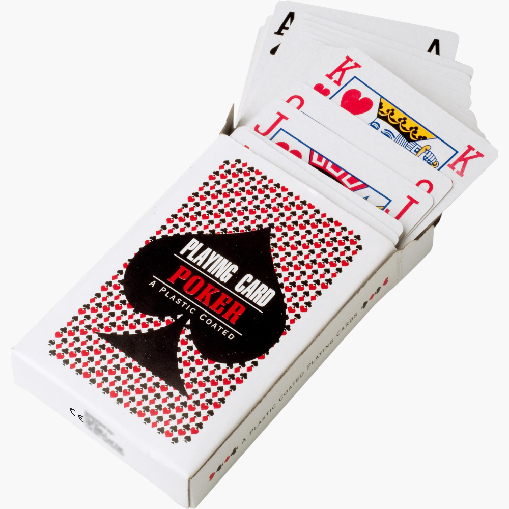 PDP - cardboardboxwithplayingcardsanton square #F8F8F8 background