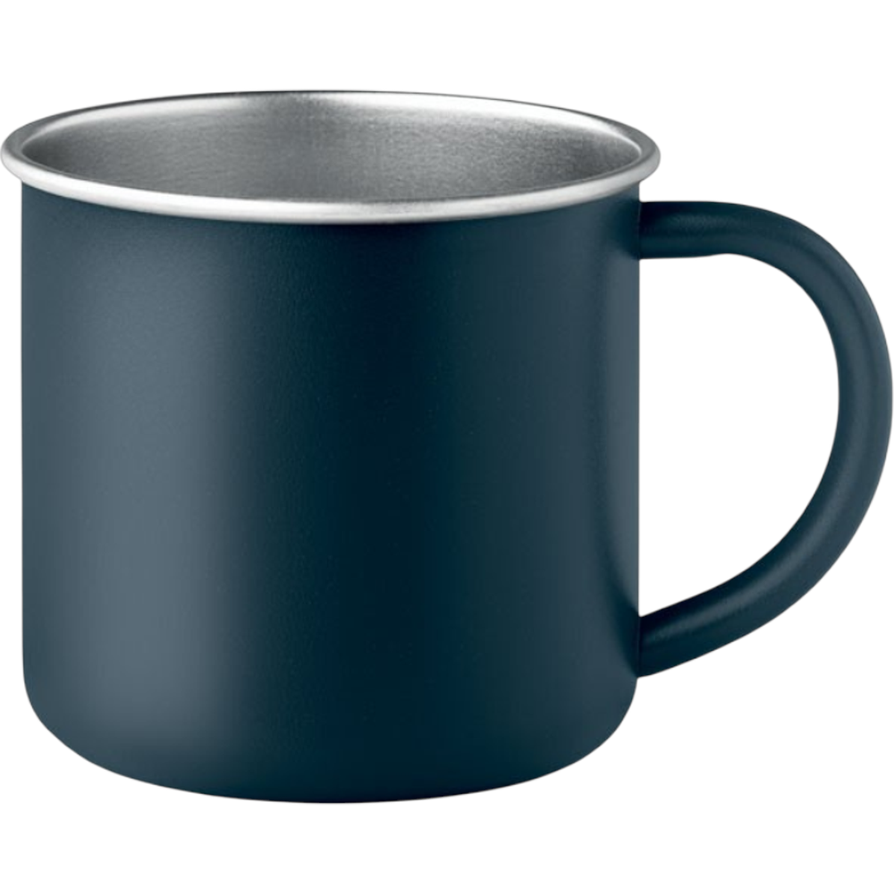 ICON - cariburecycledstainlesssteelmug french_navy