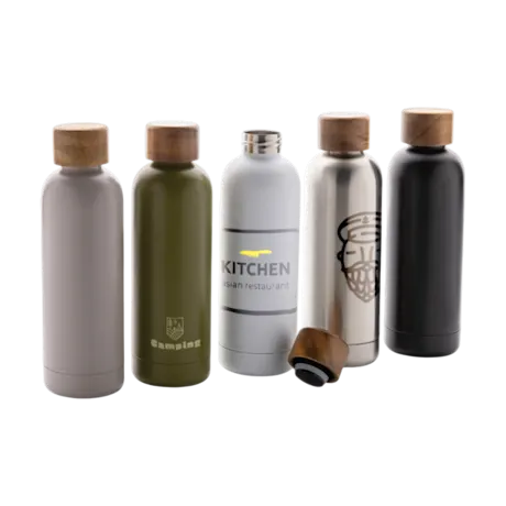Wood RCS Recycled Stainless Steel Vacuum Bottle 500 ml