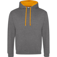 ICON - varsityhoodiejusthoods charcoal_orange_crush