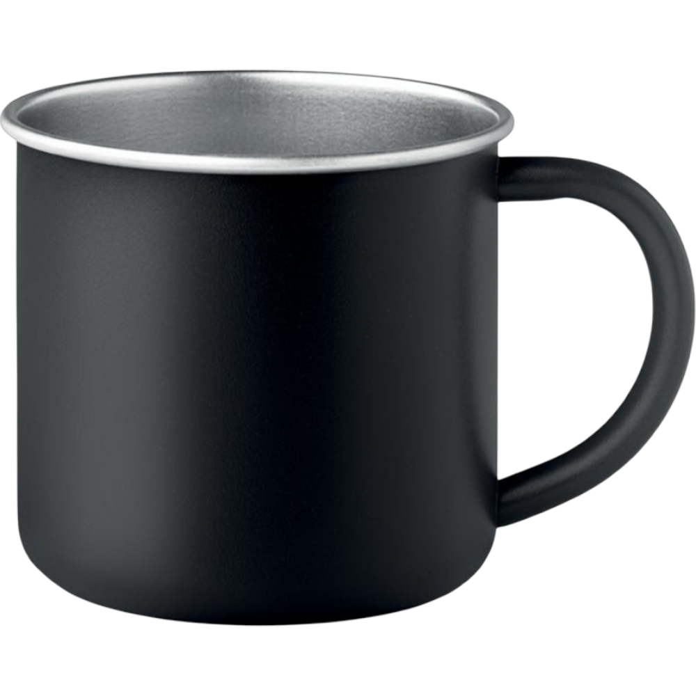 ICON - cariburecycledstainlesssteelmug black