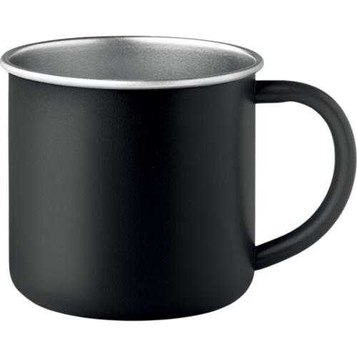 ICON - cariburecycledstainlesssteelmug black