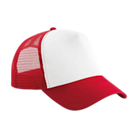 ICON - halfmeshtrucker classic_red_white