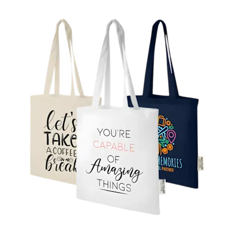 Madras GRS Recycled Cotton Tote Bag