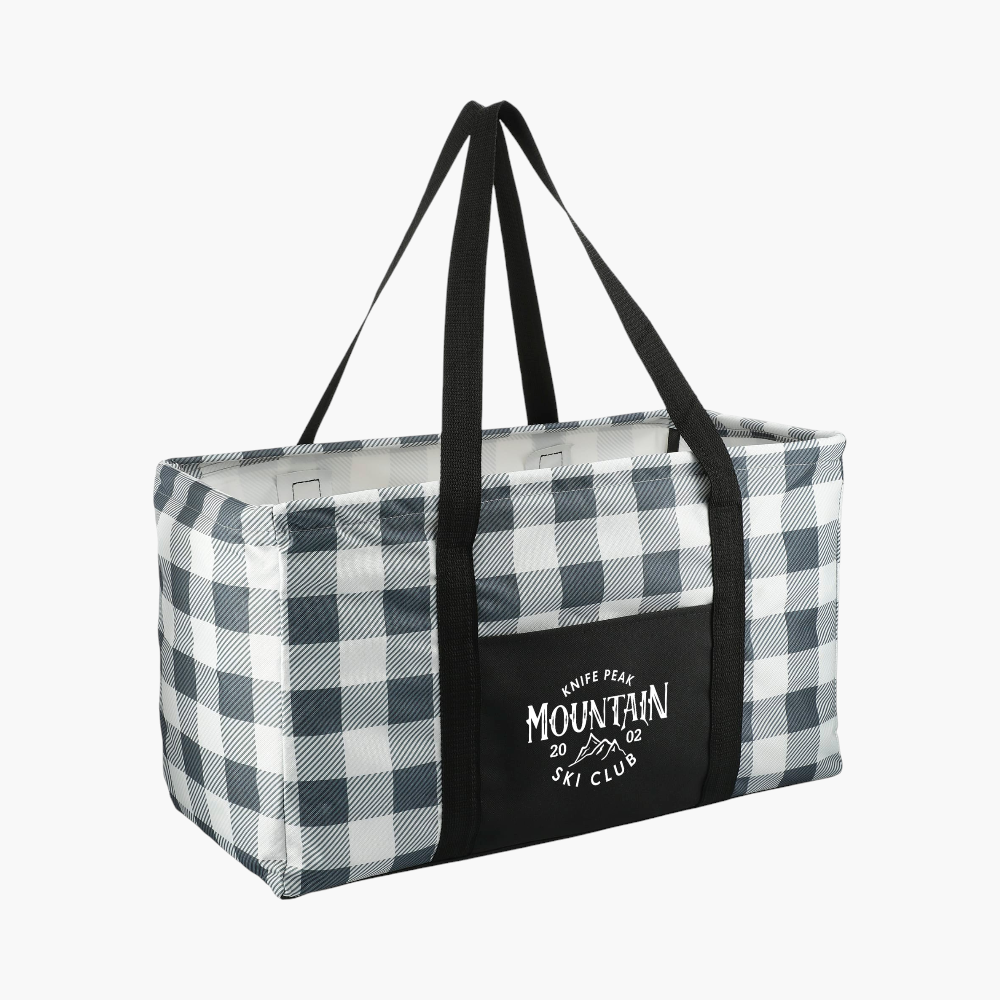 PDP - buffaloplaidutilitytote square #F8F8F8 background