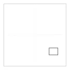 Quadrante inferiore destro, 5 x 4 cm