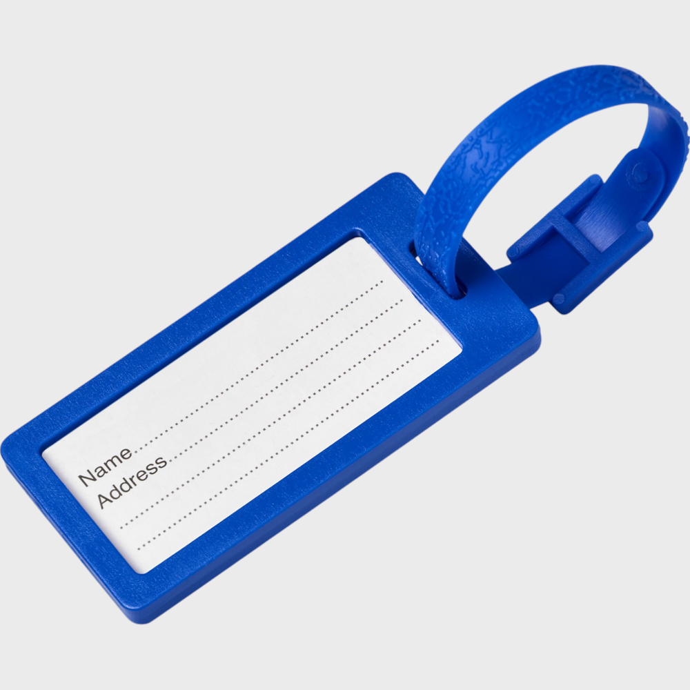 PDP - recycledplasticluggagetag square grey background