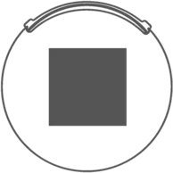 30 x 30 mm - Front
