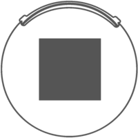 30 x 30 mm - Front