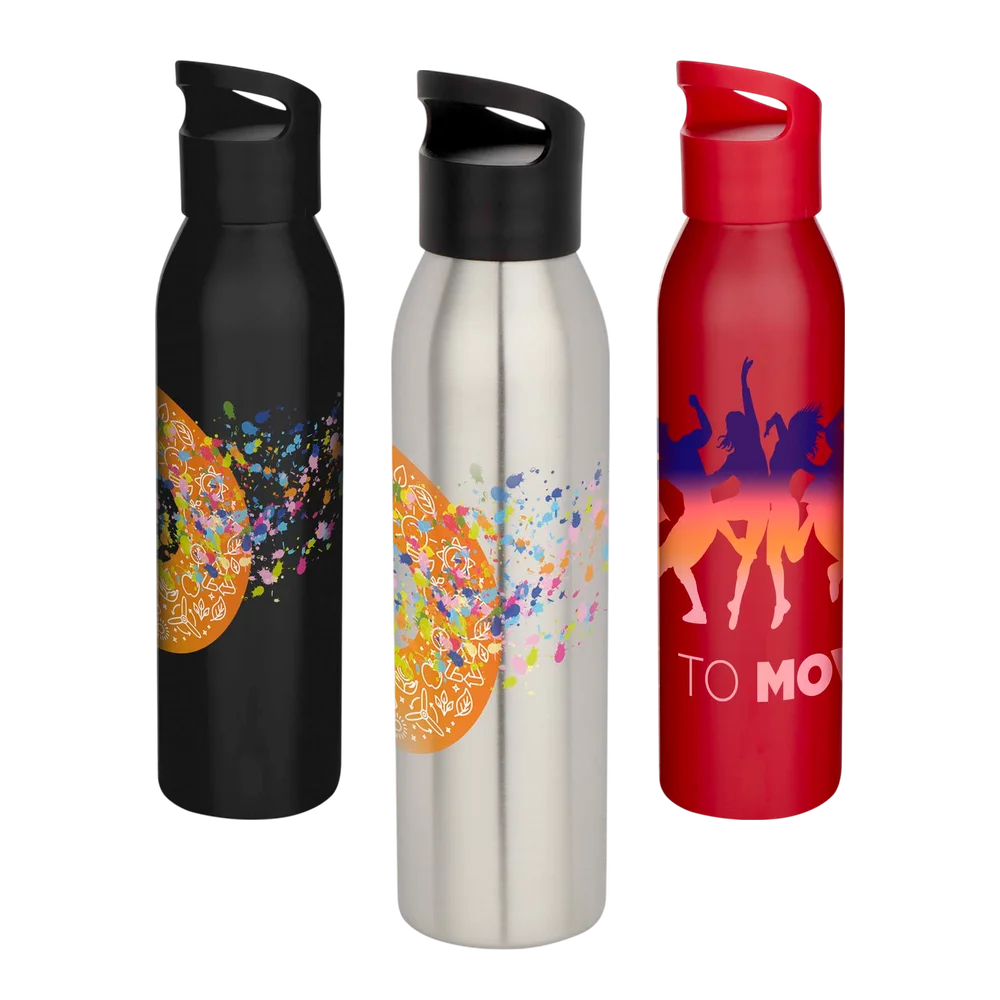 sky650mlrcsrecycledsinglewallstainlesssteelwaterbottle