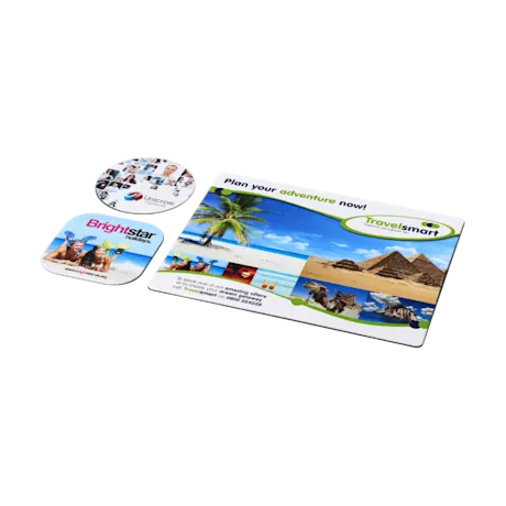 Brite-Mat Mouse Mat and Coaster Set