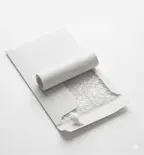 White paper with bubble wrap