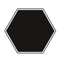 Hexagone - 10 x 9 cm