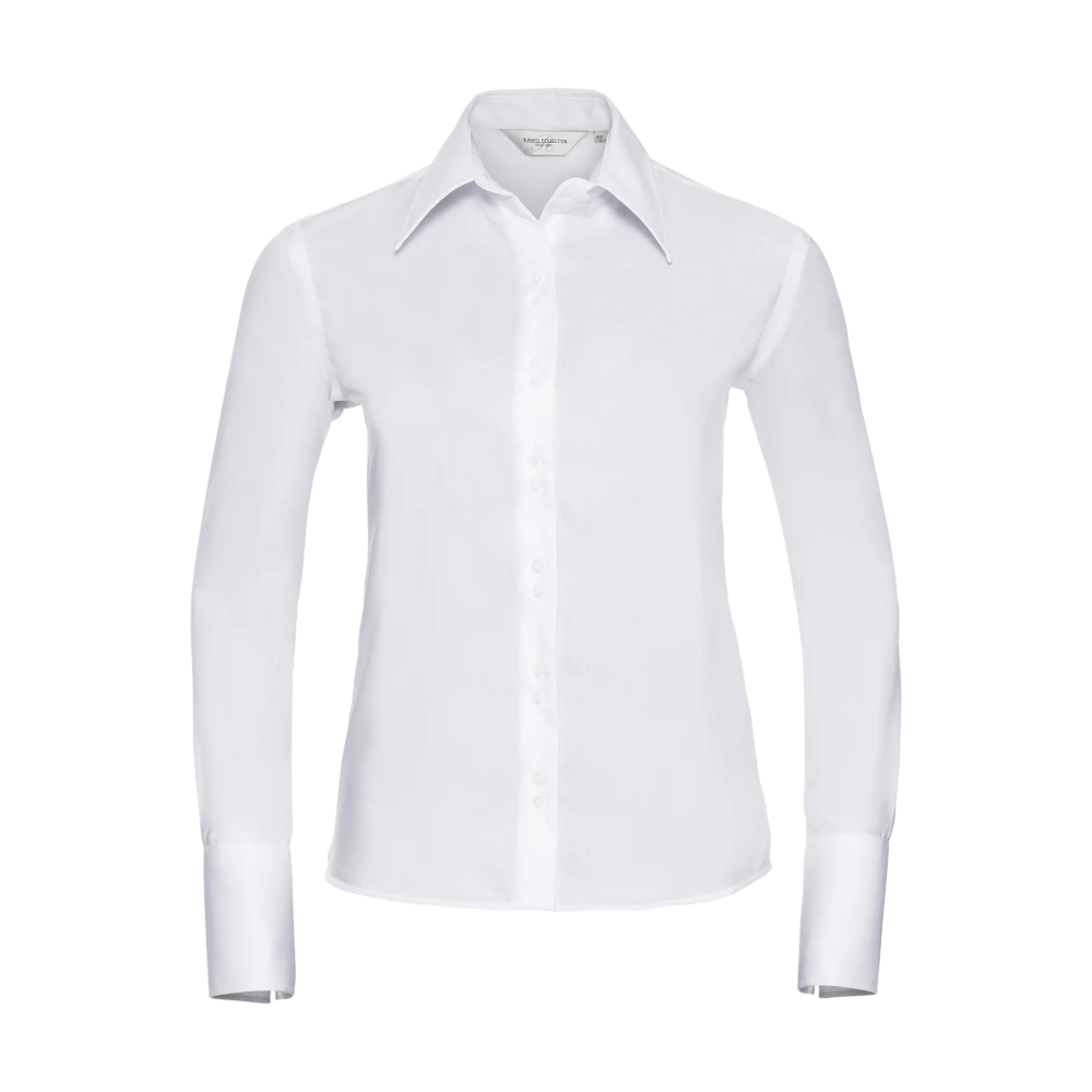 ICON - russellladieslsltailoredultimatenonironshirt white