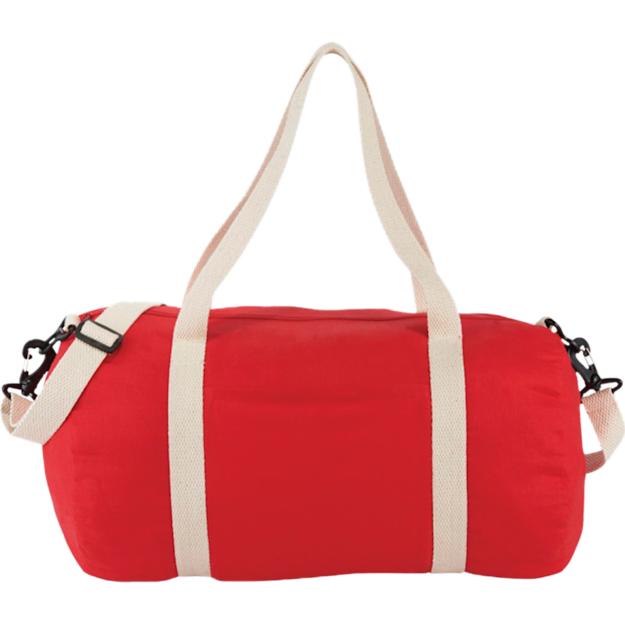 Cochichuate cotton barrel duffel bag 25L red